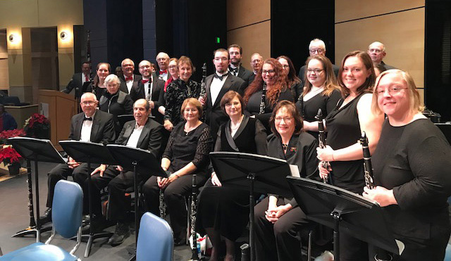 Clarinet Section, Winter Concert (2017)