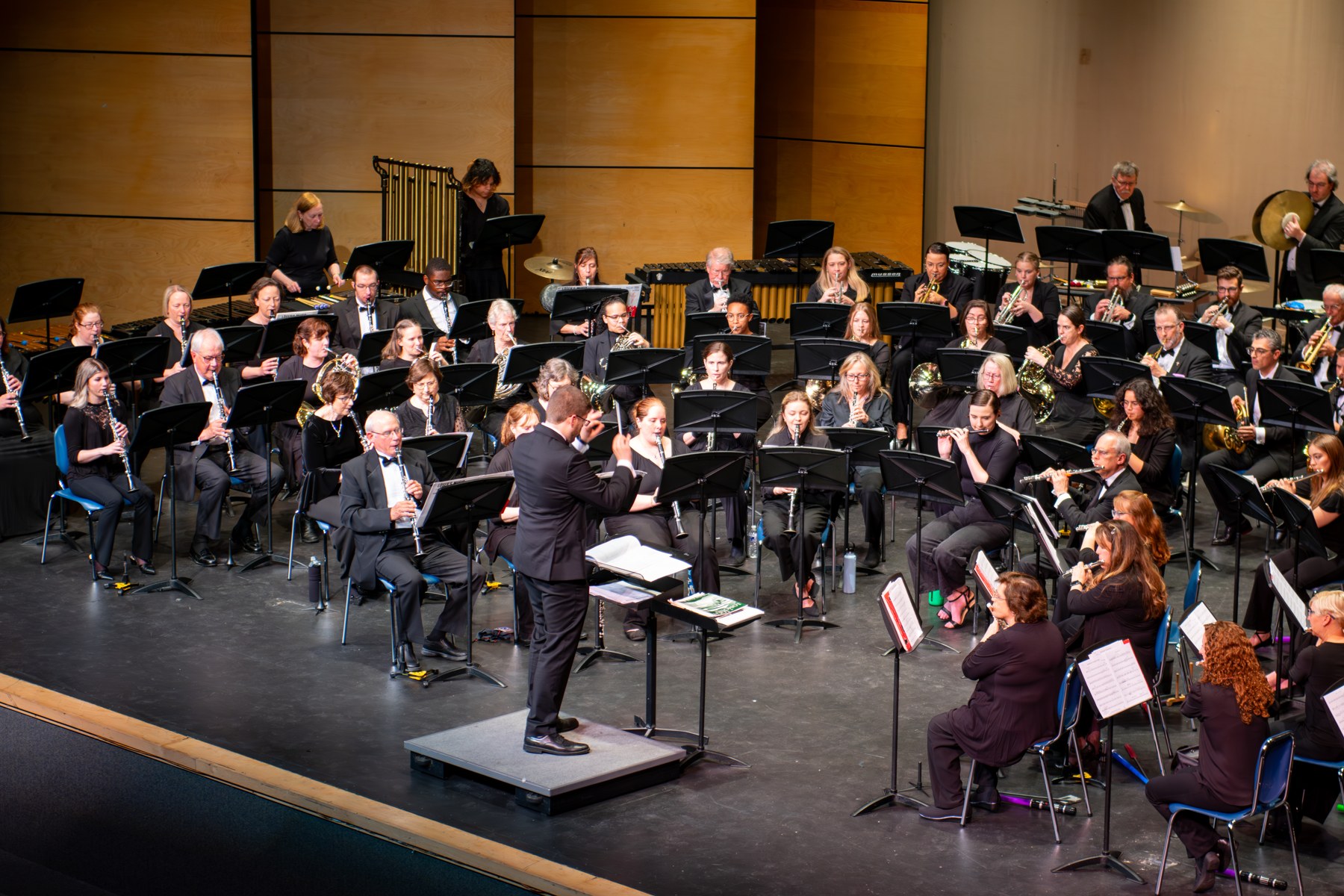 Spring Concert 2025 - Asst. Director Dan Venable conducting